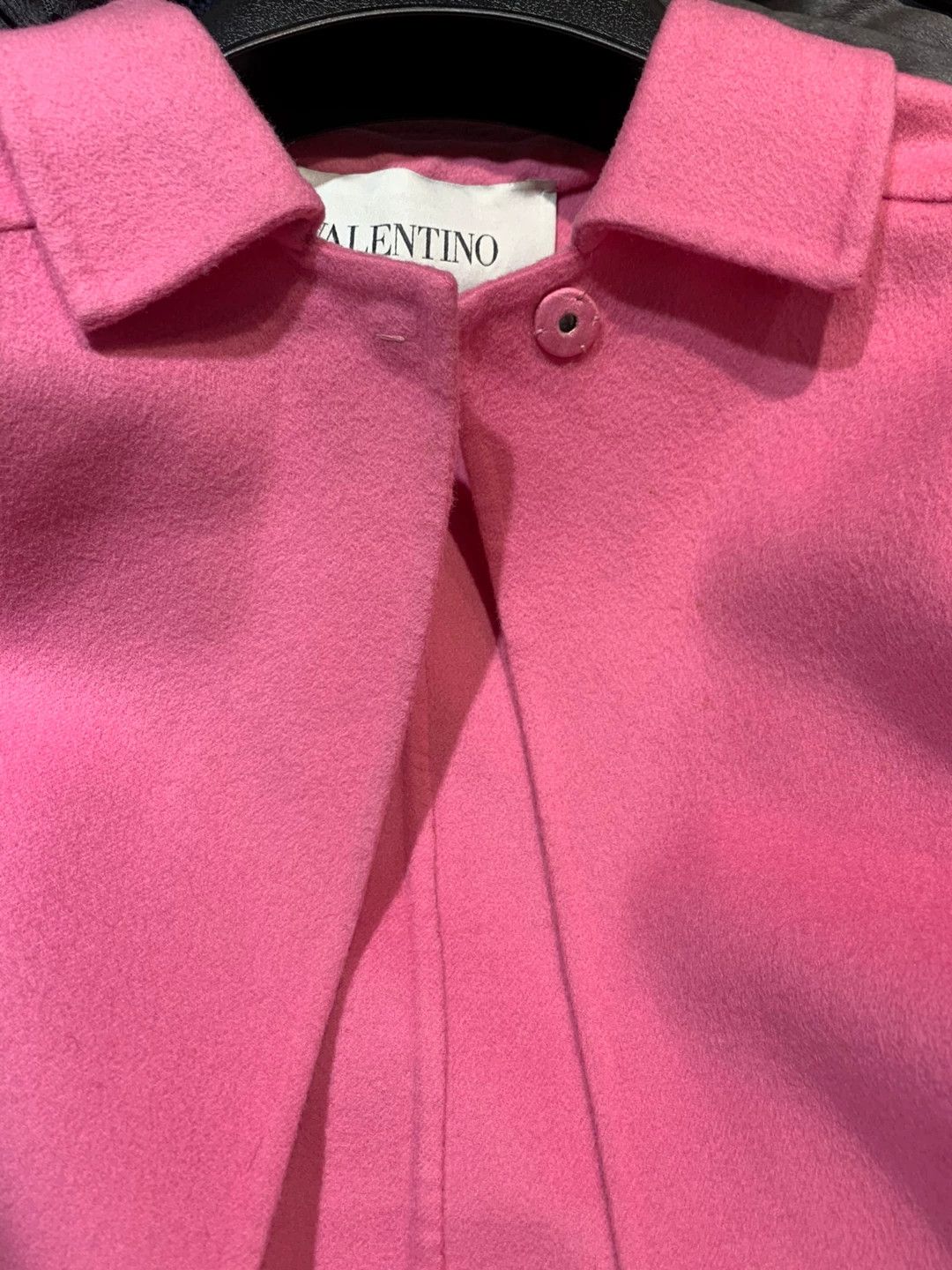 Valentino Valentino Pink Wool Cape Size US M / EU 48-50 / 2 - 2 Thumbnail