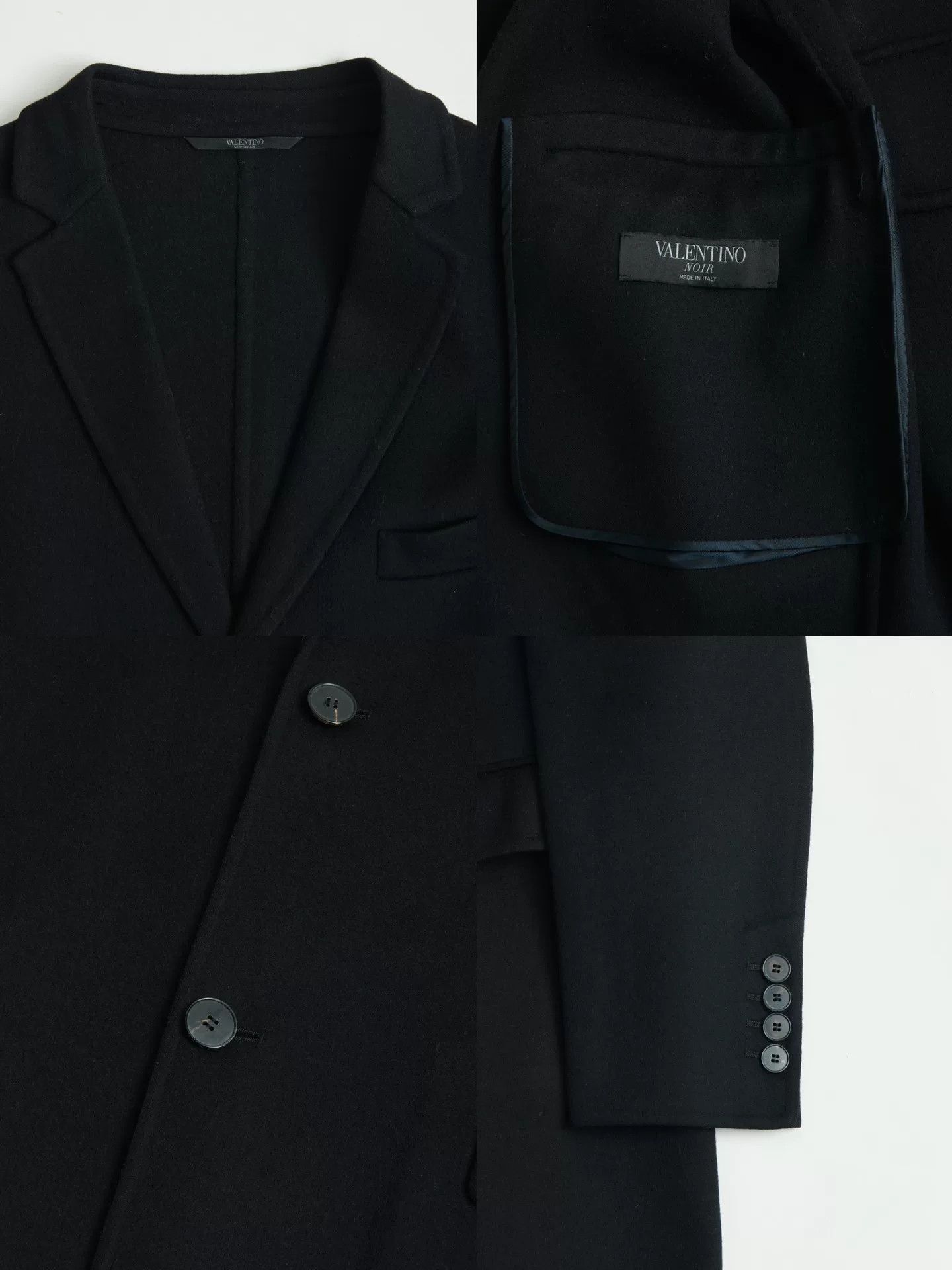 Valentino Valentino Noir Cashmere Blend Coat Size US S / EU 44-46 / 1 - 8 Thumbnail