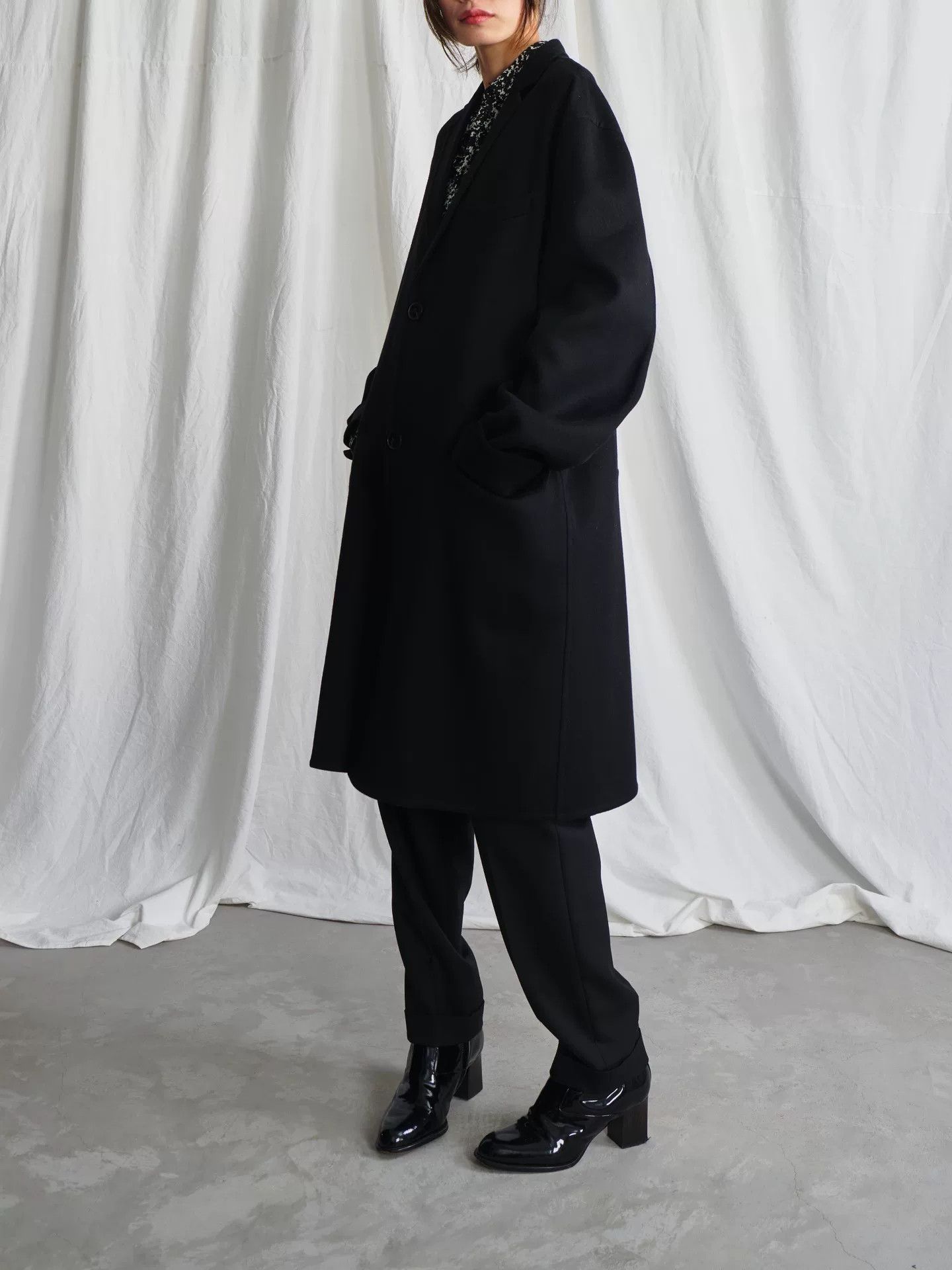 Valentino Valentino Noir Cashmere Blend Coat Size US S / EU 44-46 / 1 - 4 Thumbnail