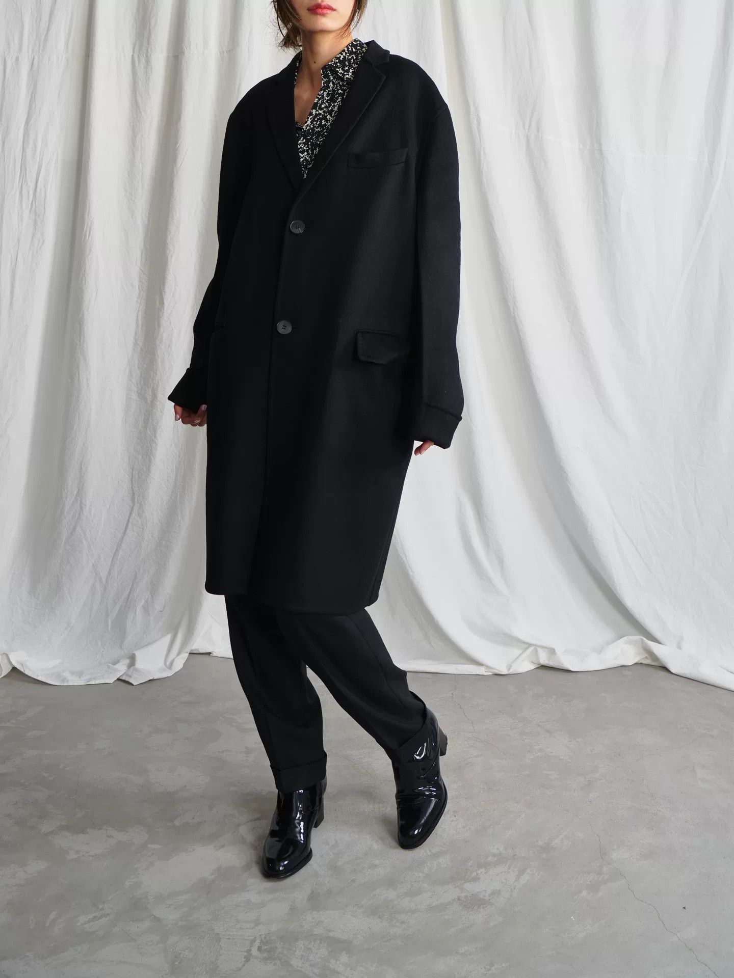 Valentino Valentino Noir Cashmere Blend Coat Size US S / EU 44-46 / 1 - 2 Thumbnail