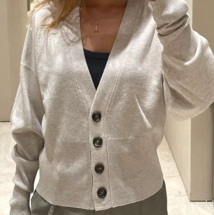 Brunello Cucinelli Brunello Cucinelli V-Neck Cardigan Sweater Size US XS / EU 42 / 0 - 2 Thumbnail
