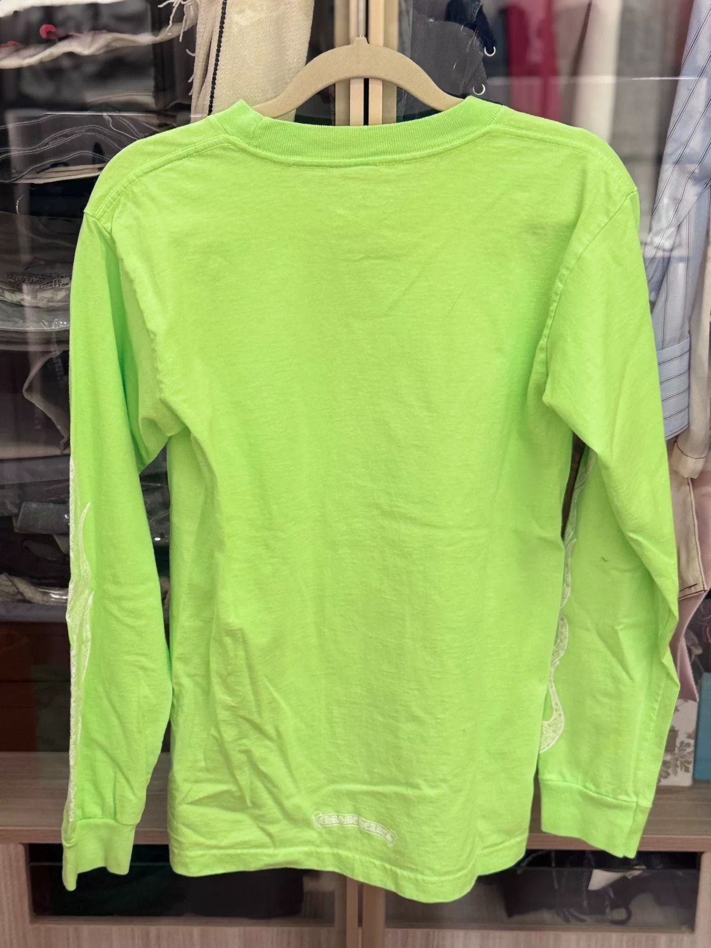 Chrome Hearts Chrome Hearts Neon Green Long Sleeve T-shirt Size US S / EU 44-46 / 1 - 2 Thumbnail