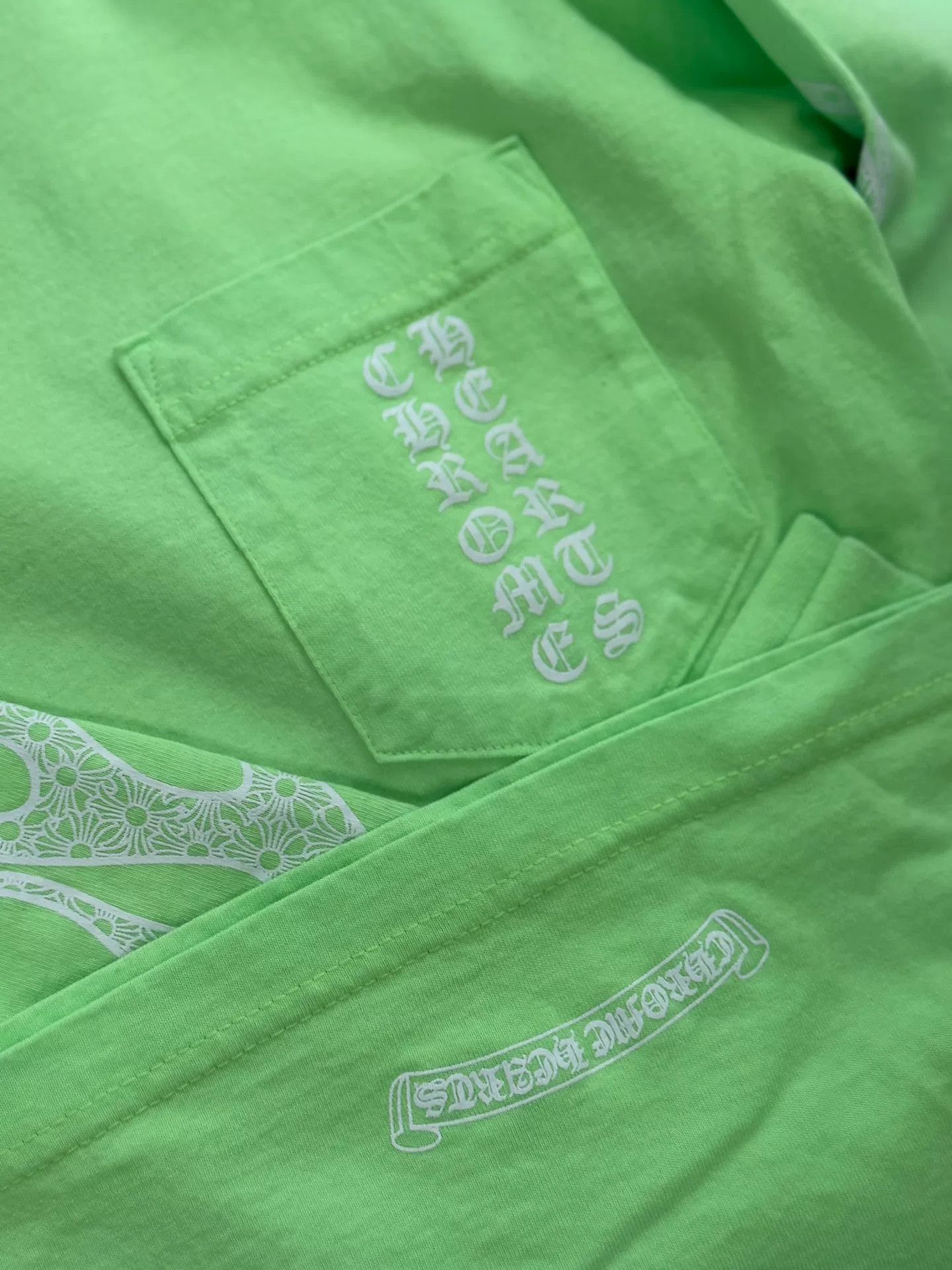Chrome Hearts Chrome Hearts Neon Green Long Sleeve T-shirt Size US S / EU 44-46 / 1 - 3 Thumbnail