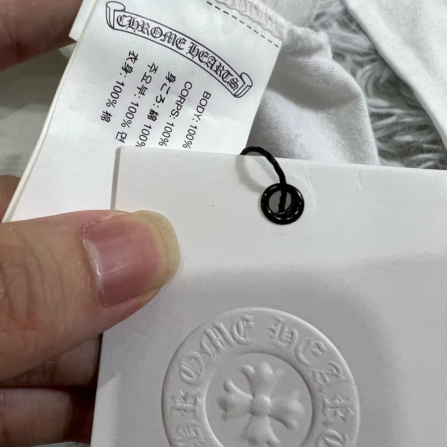 Chrome Hearts Chrome Hearts White Long Sleeve Shirt Size US S / EU 44-46 / 1 - 3 Thumbnail