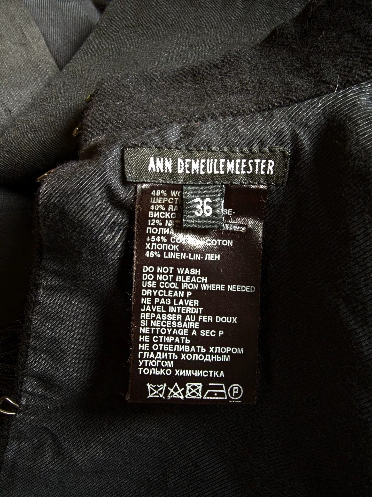 Ann Demeulemeester Ann Demeulemeester Fringe Shawl Coat Size US M / EU 48-50 / 2 - 7 Thumbnail