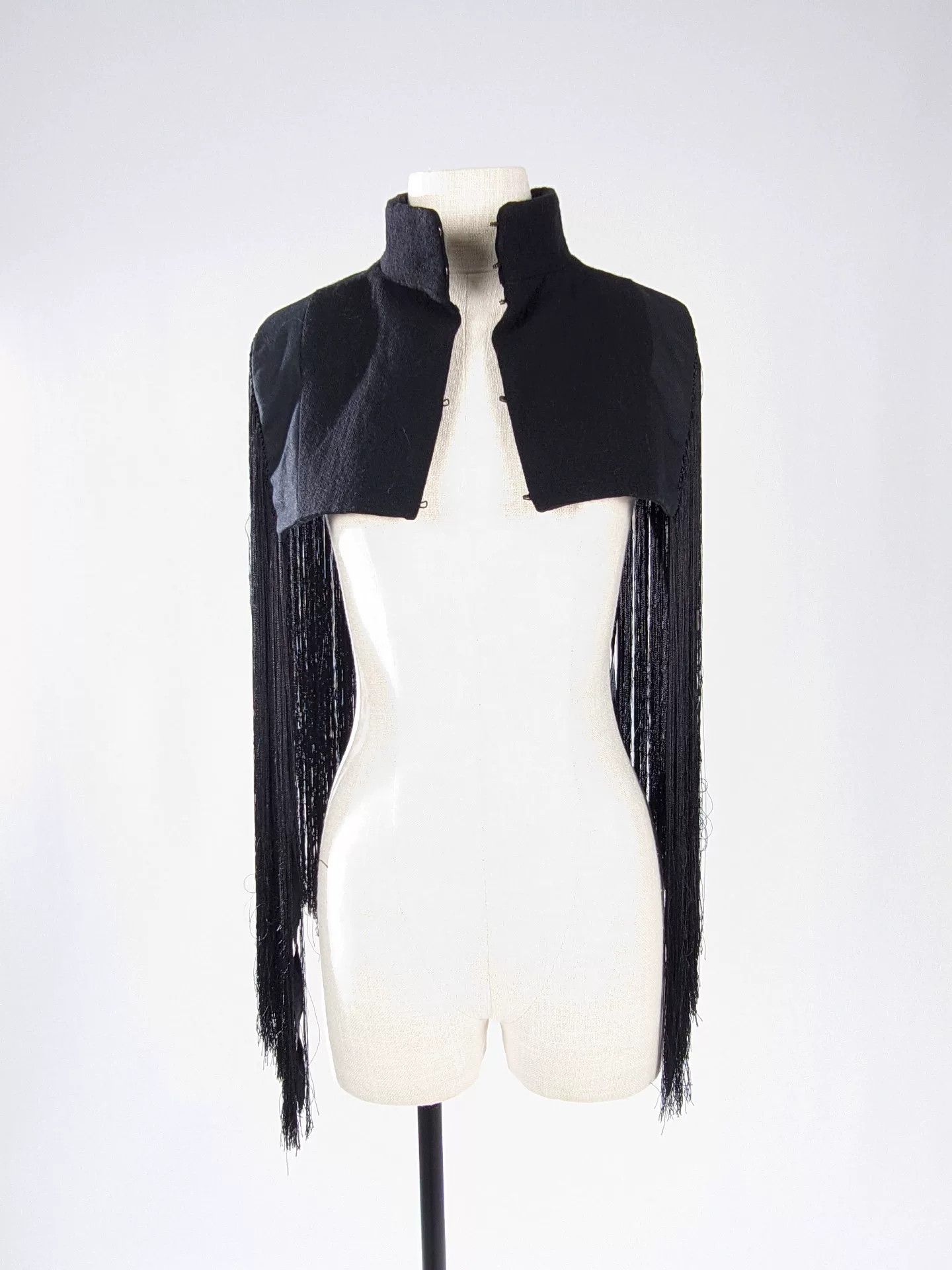 Ann Demeulemeester Ann Demeulemeester Fringe Shawl Coat Size US M / EU 48-50 / 2 - 4 Thumbnail