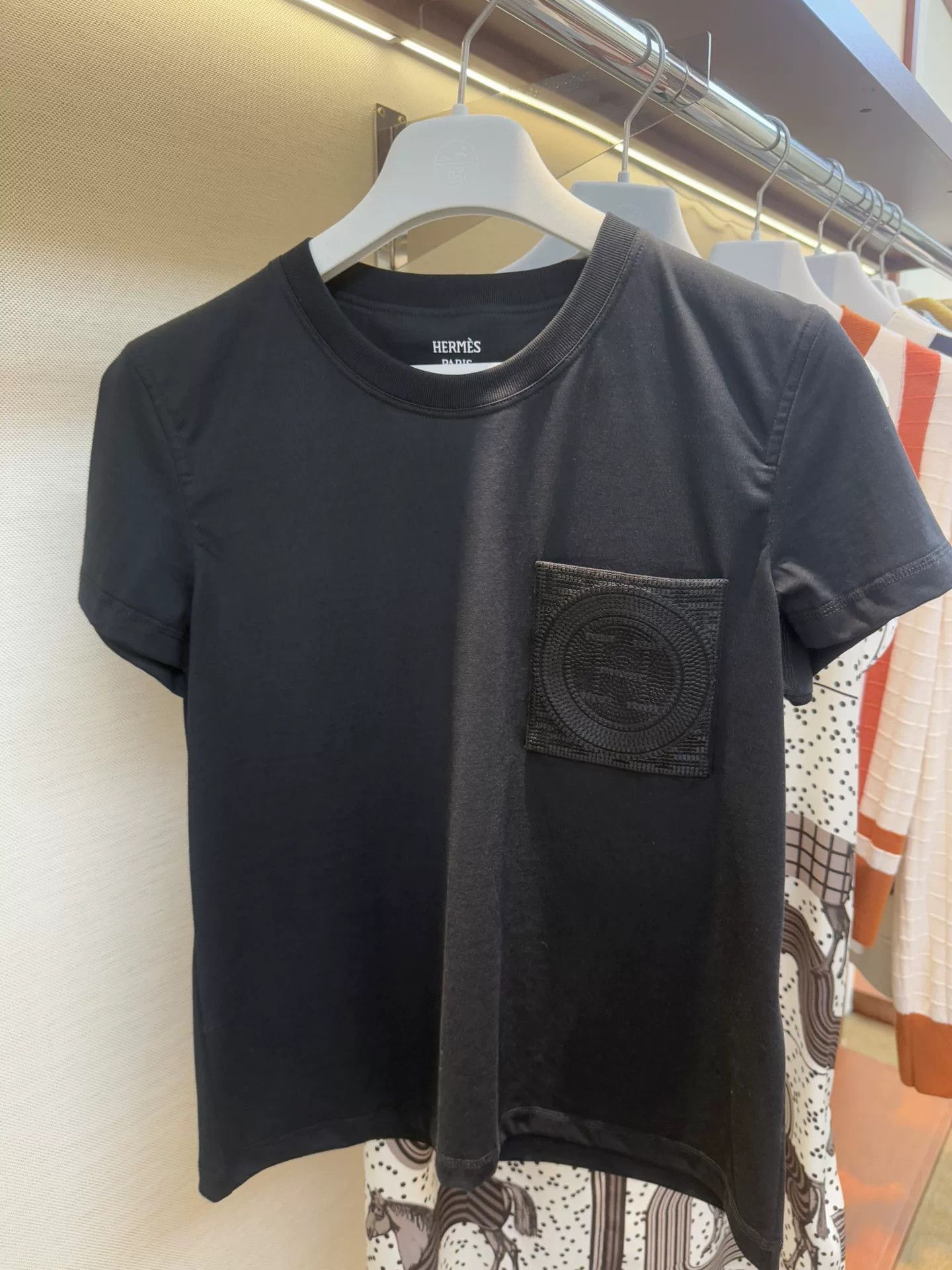 Hermes Hermes White Short Sleeve T-shirt Size US XS / EU 42 / 0 - 3 Thumbnail