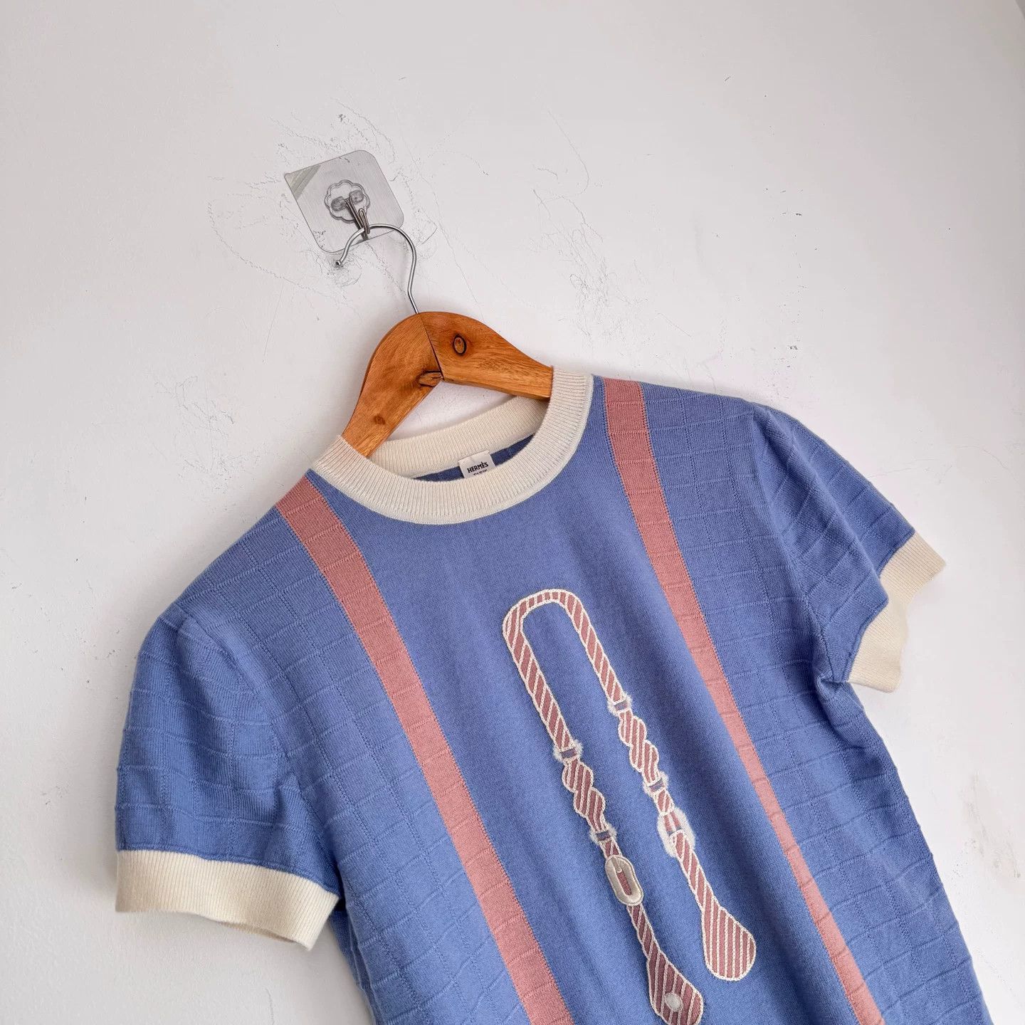 Hermes Hermès Women's Knit Short Sleeve Top Size US XS / EU 42 / 0 - 3 Thumbnail