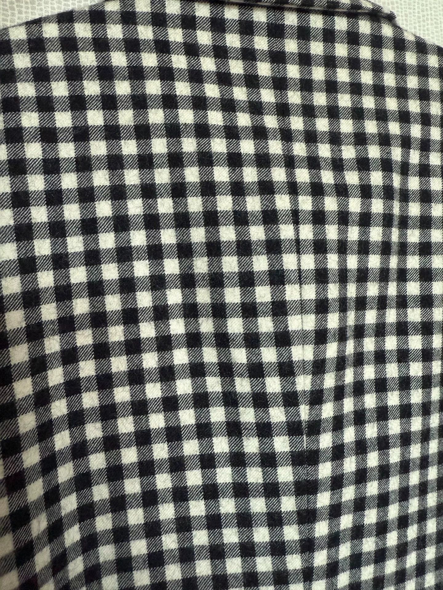 Comme des Garcons CDG Comcom Black and White Check Wool Jacket Size US S / EU 44-46 / 1 - 7 Thumbnail