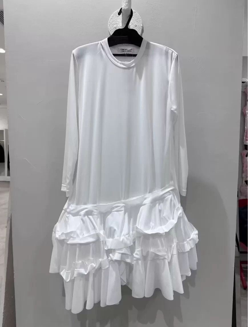 Comme des Garcons COMME des GARÇONS White Layered Dress Size M / US 6-8 / IT 42-44 - 7 Thumbnail