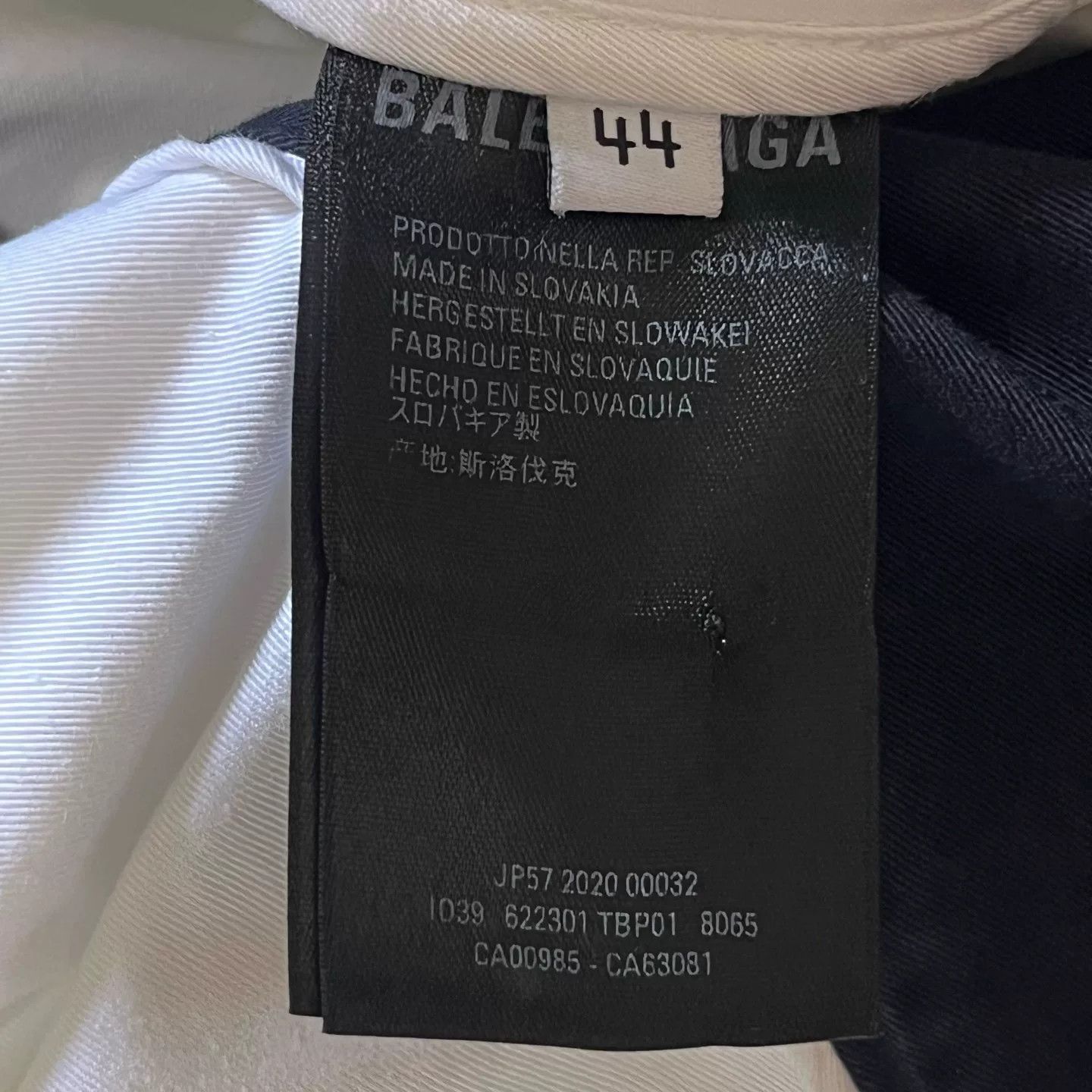 Balenciaga Balenciaga Embroidered Logo Varsity Jacket Size US XL / EU 56 / 4 - 4 Thumbnail