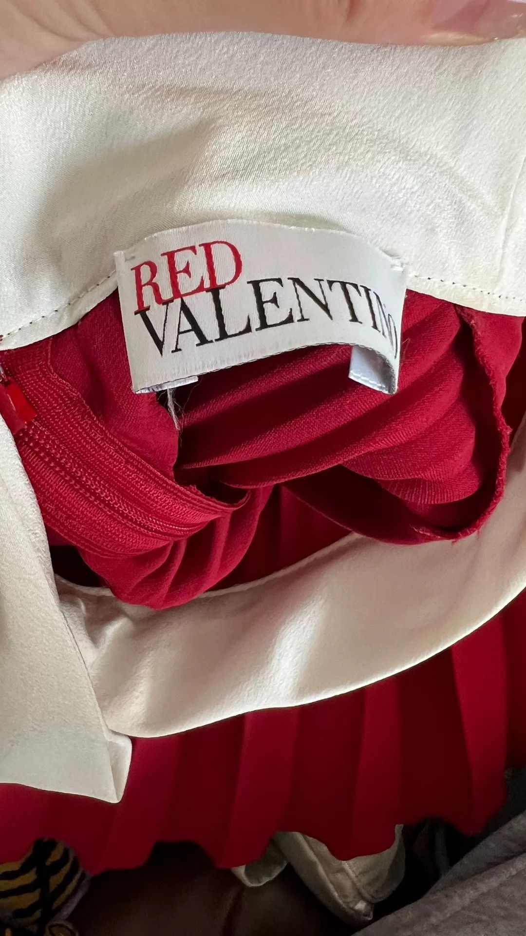 Valentino Valentino Red Silk Evening Long Dress Size US 38 / EU 54 - 8 Thumbnail