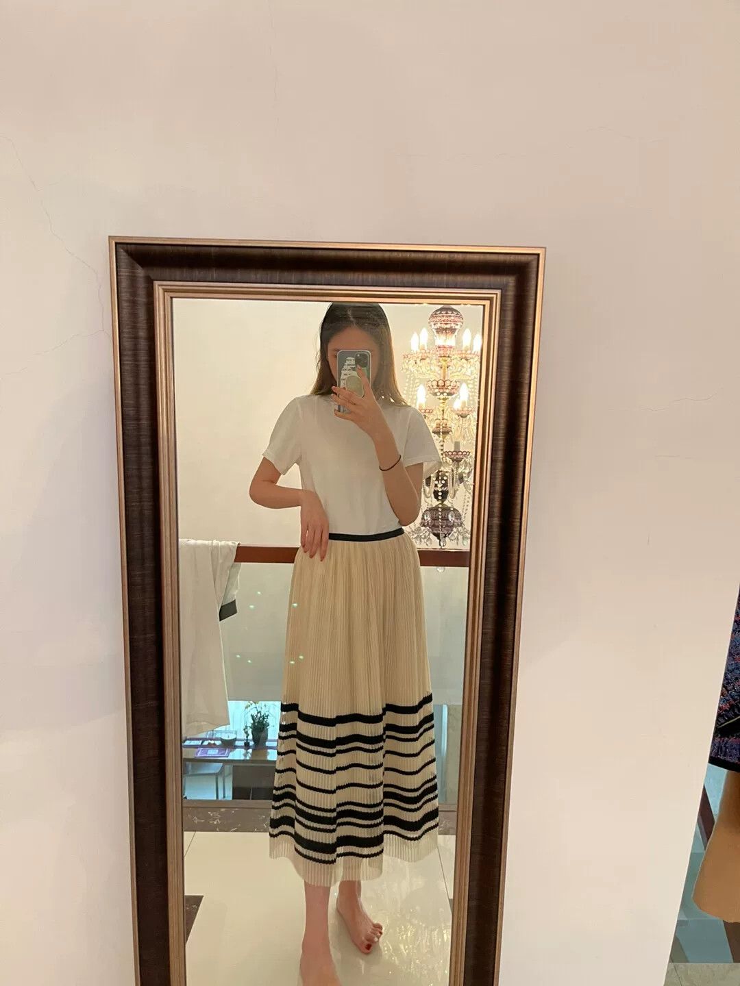 Valentino Red Valentino Pleated Runway Style Skirt Size US 38 / EU 54 - 4 Thumbnail