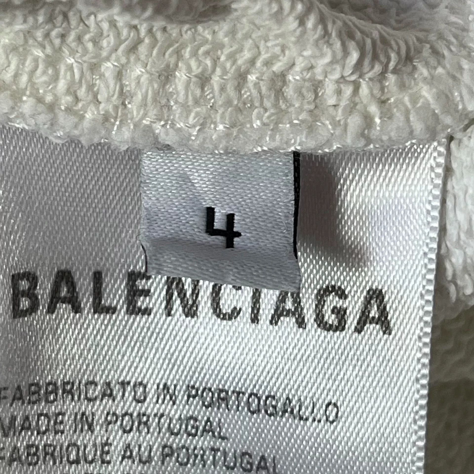Balenciaga Balenciaga Logo Print Long Sleeve Hoodie Size US XS / EU 42 / 0 - 4 Thumbnail