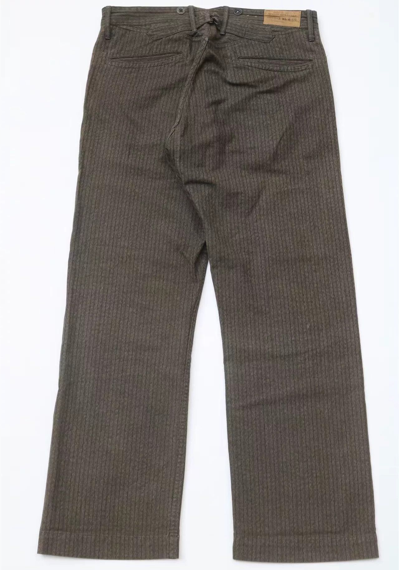 RRL Ralph Lauren RRL Striped Overalls Straight Cargo Pants Size US 32 / EU 48 - 3 Thumbnail