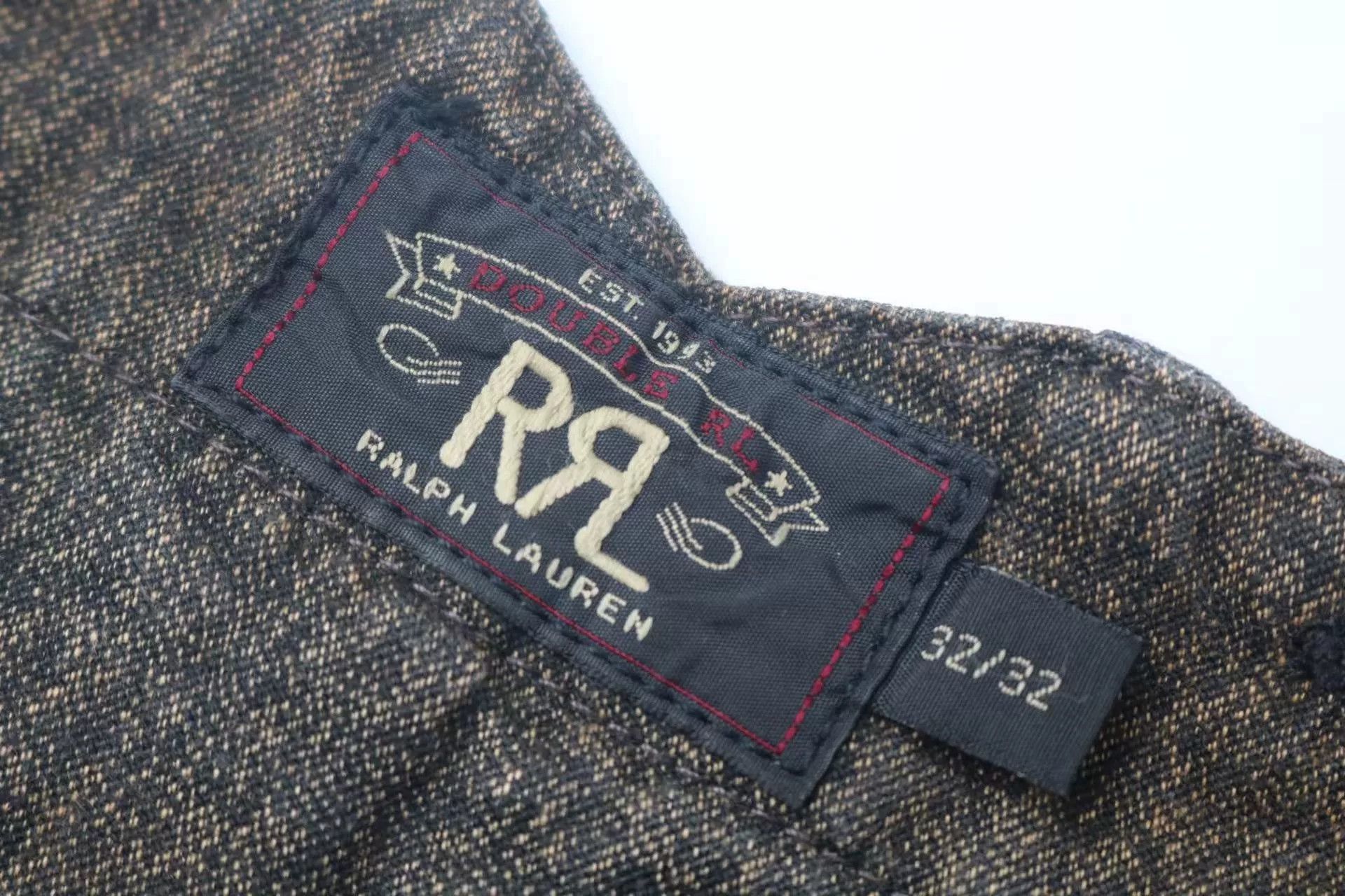 RRL Ralph Lauren RRL Striped Overalls Straight Cargo Pants Size US 32 / EU 48 - 7 Thumbnail