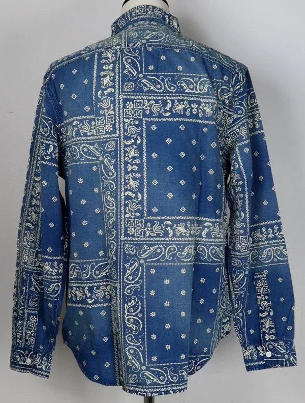 RRL Ralph Lauren RRL Vintage Bandana Shirt L Size US L / EU 52-54 / 3 - 4 Thumbnail