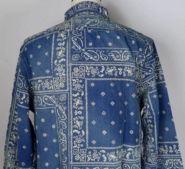 RRL Ralph Lauren RRL Vintage Bandana Shirt L Size US L / EU 52-54 / 3 - 5 Thumbnail