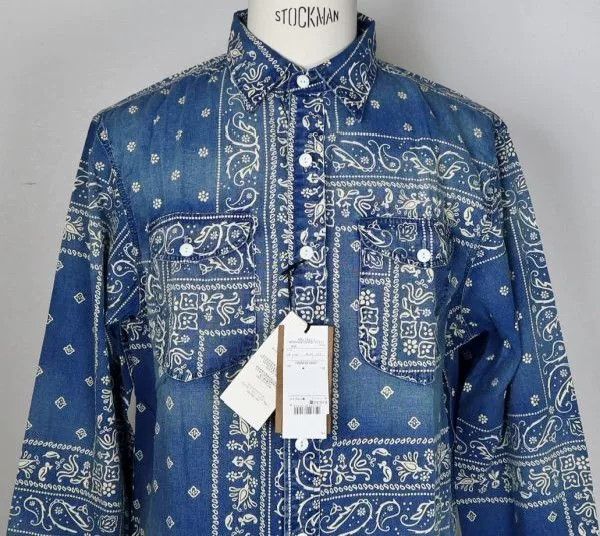 RRL Ralph Lauren RRL Vintage Bandana Shirt L Size US L / EU 52-54 / 3 - 2 Thumbnail