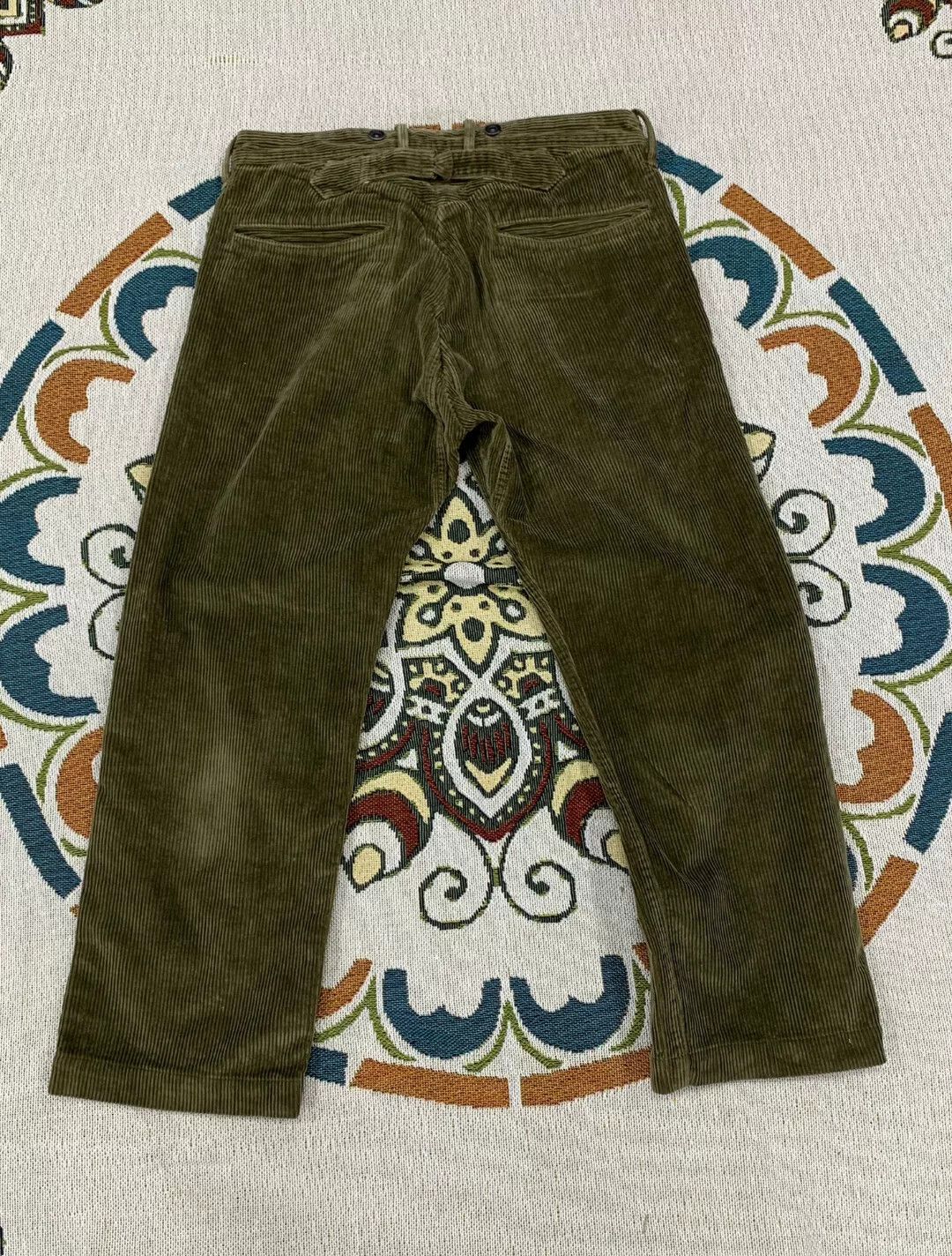 RRL Ralph Lauren RRL Vintage Corduroy Overall Wide-Leg Pants Size US 32 / EU 48 - 3 Thumbnail