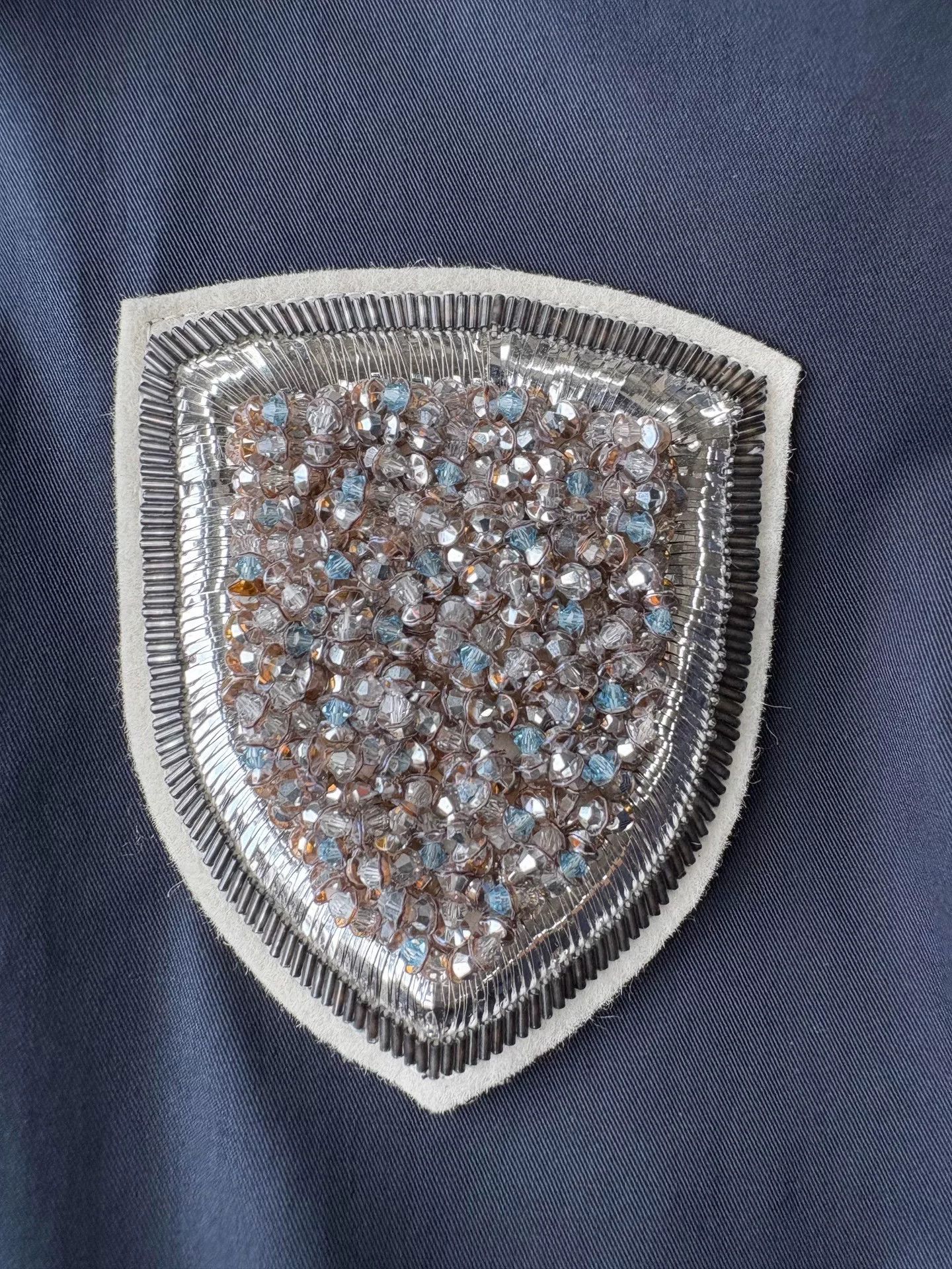 Dior christian dior navy embellished badge shirt dress Size US S / EU 44-46 / 1 - 6 Thumbnail