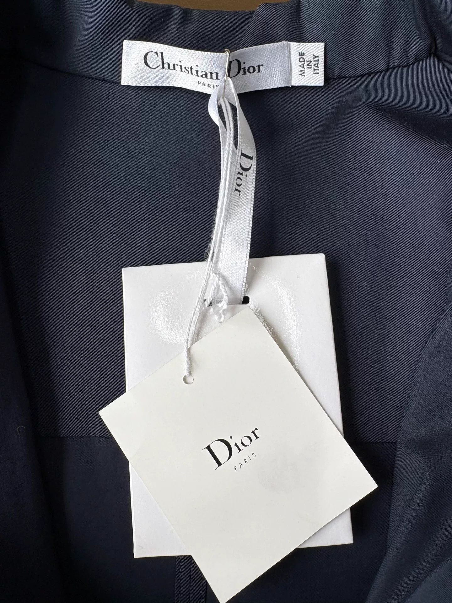 Dior christian dior navy embellished badge shirt dress Size US S / EU 44-46 / 1 - 7 Thumbnail
