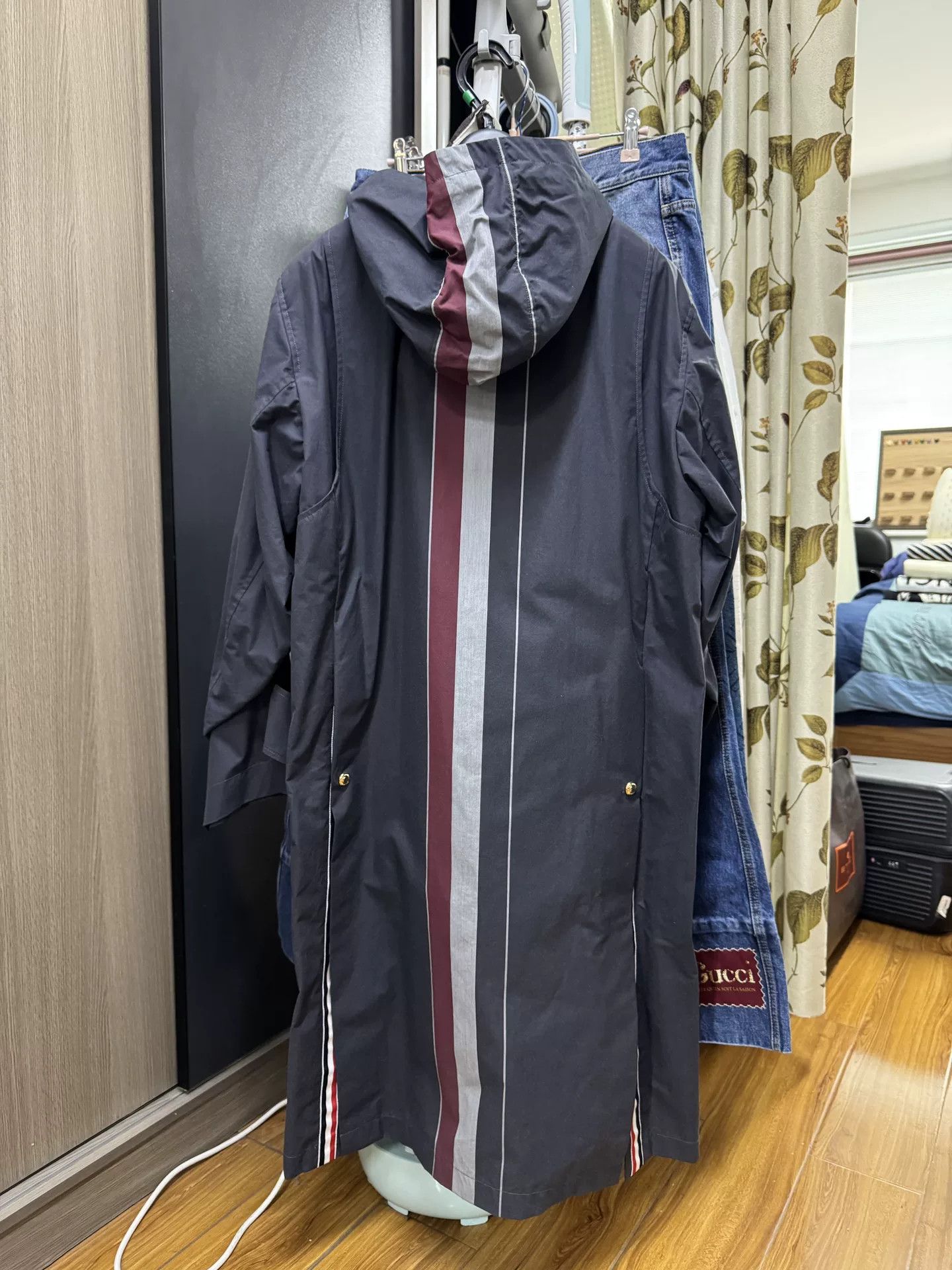 Thom Browne thom browne navy hooded trench coat Size US S / EU 44-46 / 1 - 2 Thumbnail