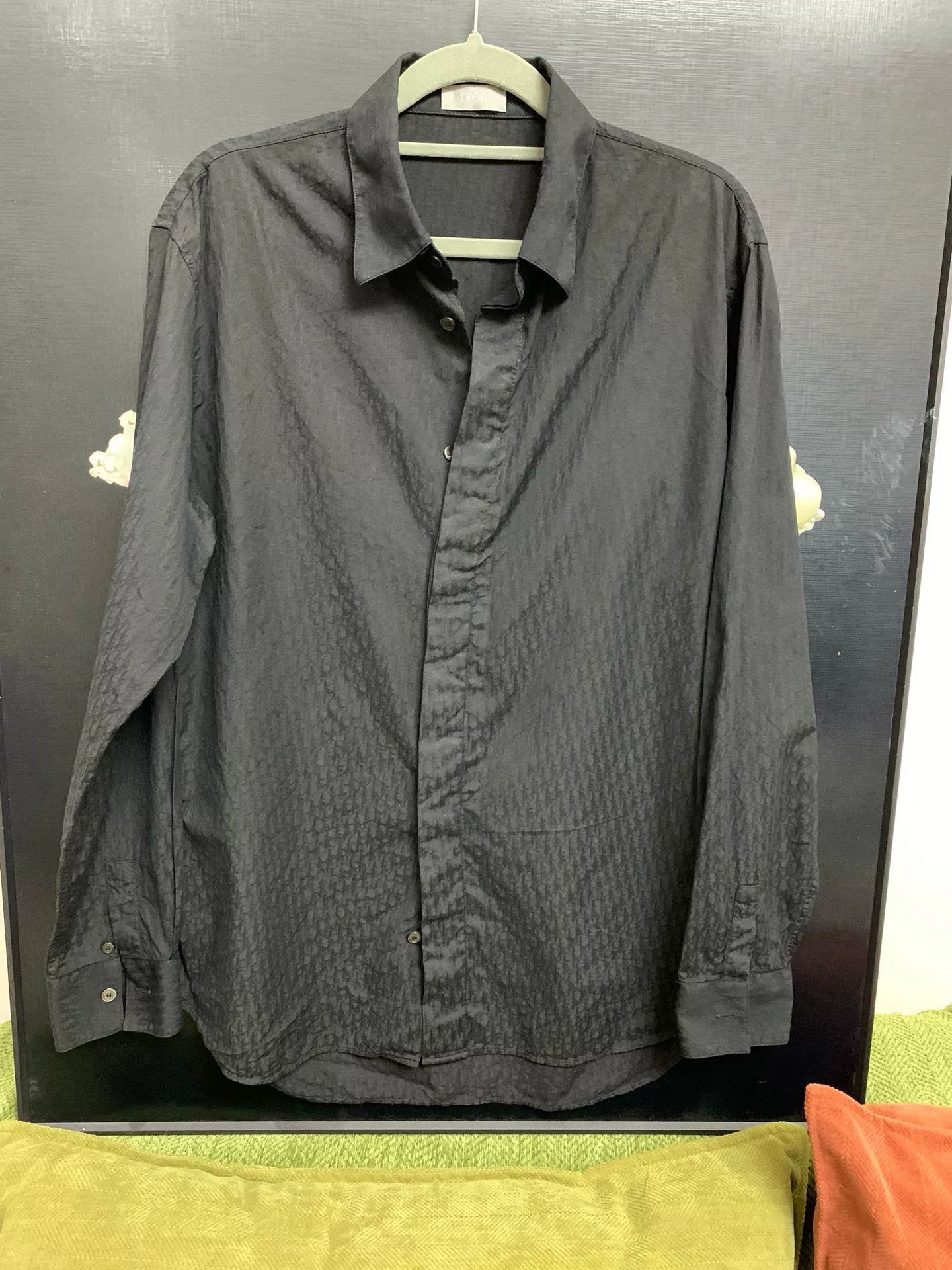 Dior dior black logo long sleeve casual shirt Size US M / EU 48-50 / 2 - 2 Thumbnail