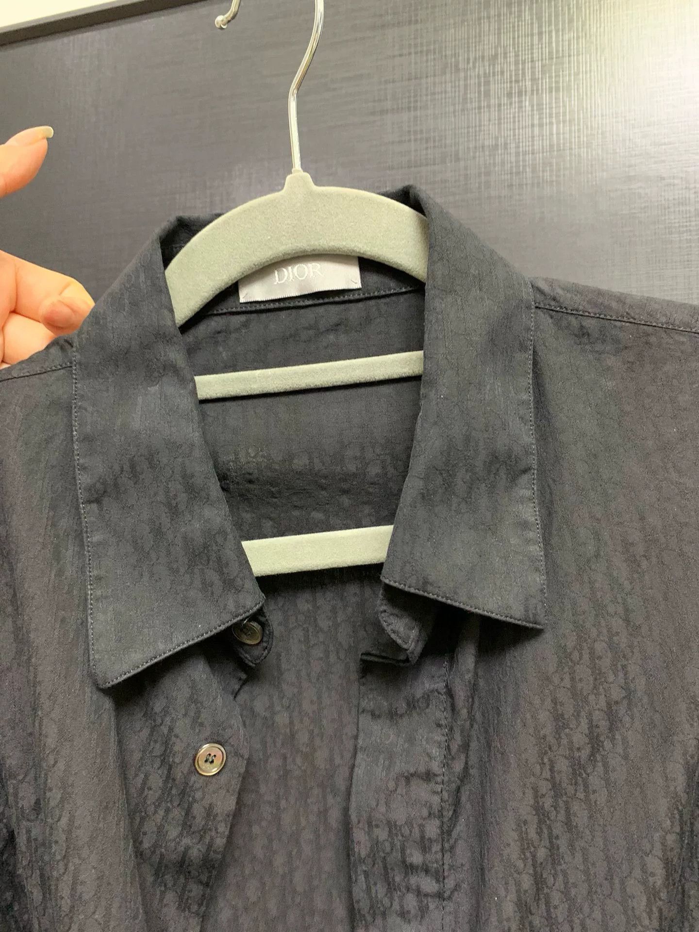 Dior dior black logo long sleeve casual shirt Size US M / EU 48-50 / 2 - 4 Thumbnail