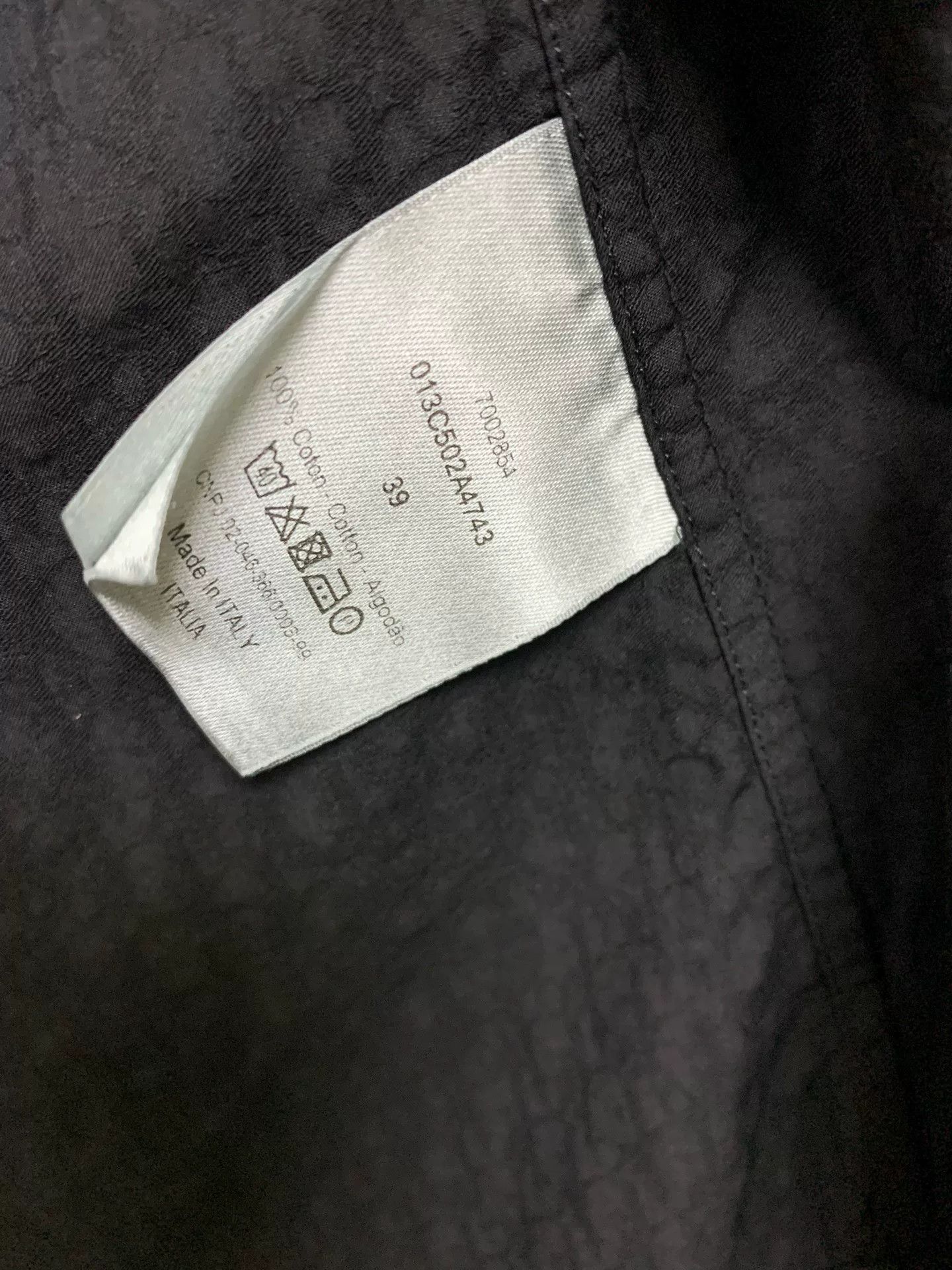 Dior dior black logo long sleeve casual shirt Size US M / EU 48-50 / 2 - 6 Thumbnail