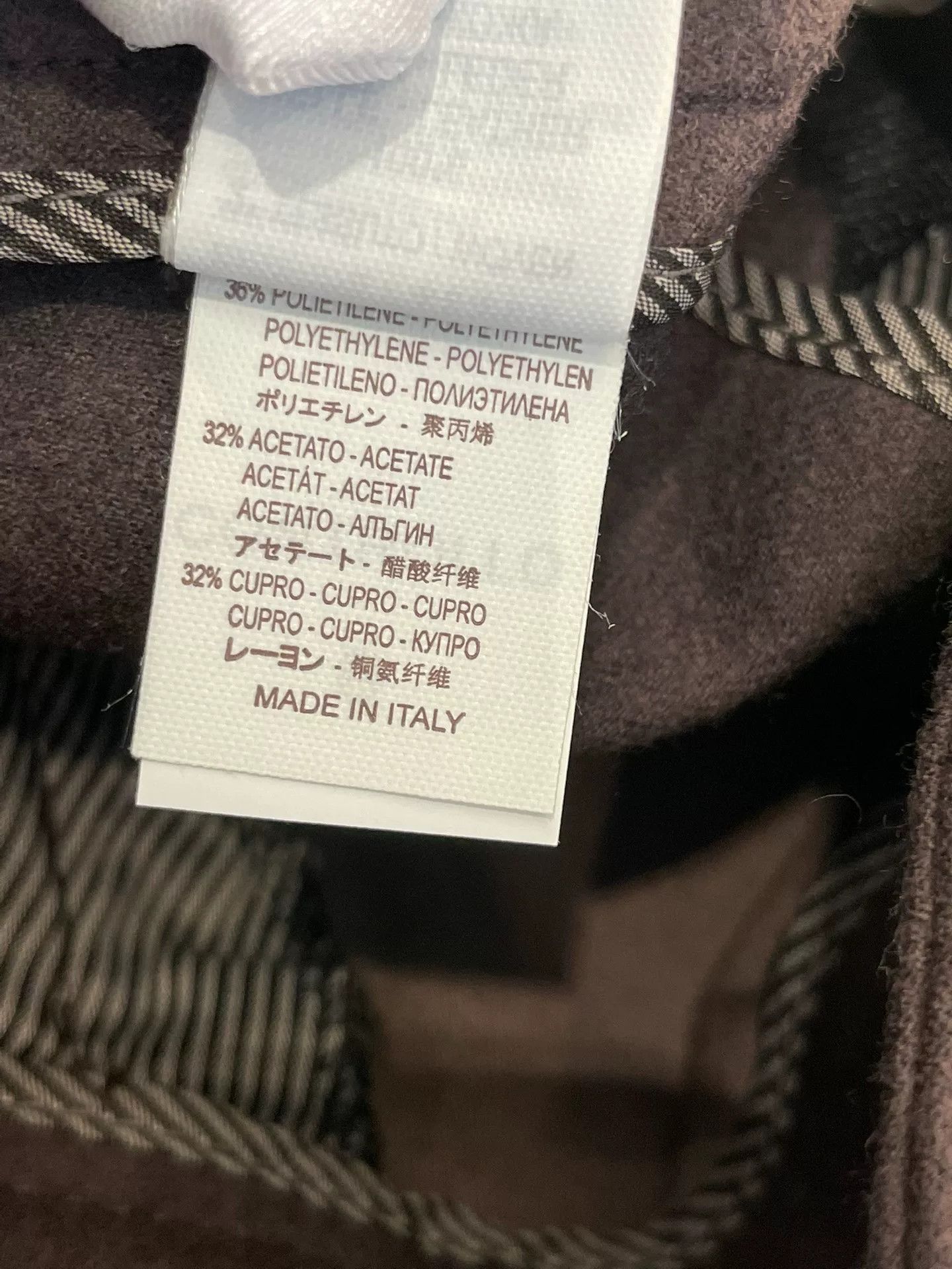 Loro Piana Brunello Cucinelli Brown Wool Leather Pants Size US 36 / EU 52 - 9 Thumbnail