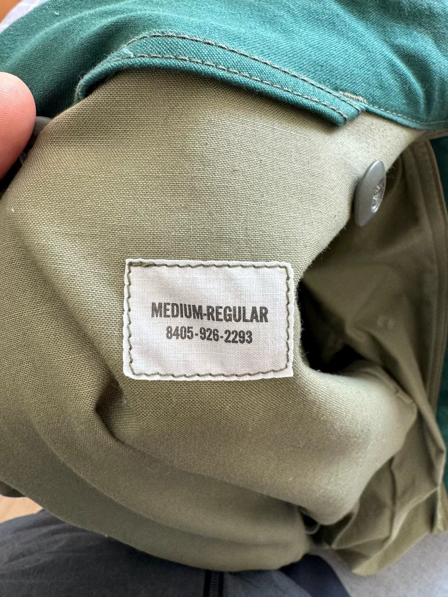 The Real McCoy's the real mccoy m-51 jacket in green Size US M / EU 48-50 / 2 - 3 Thumbnail