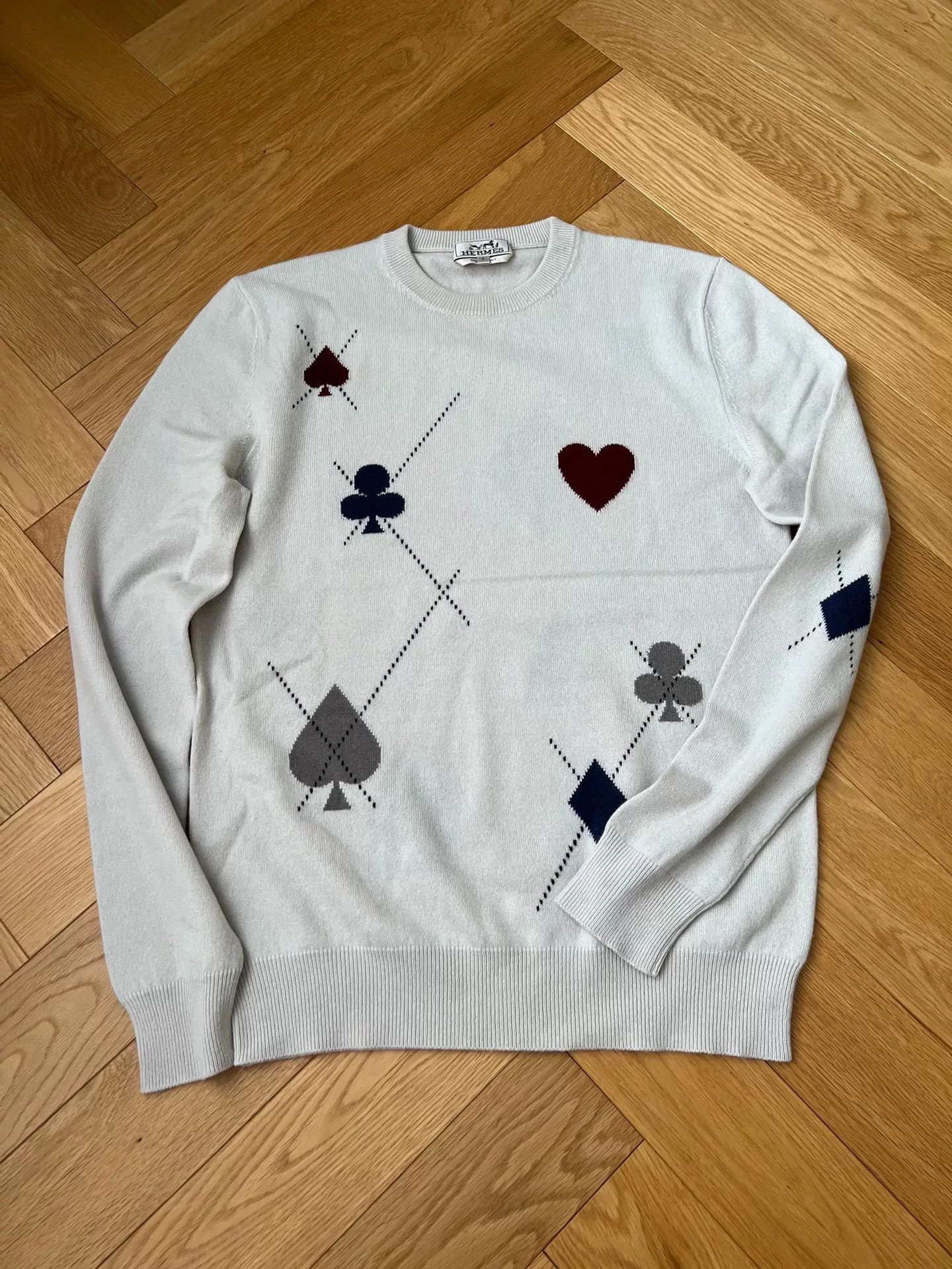 Hermes Hermes Cashmere Sweater Poker Series Size US S / EU 44-46 / 1 - 2 Thumbnail