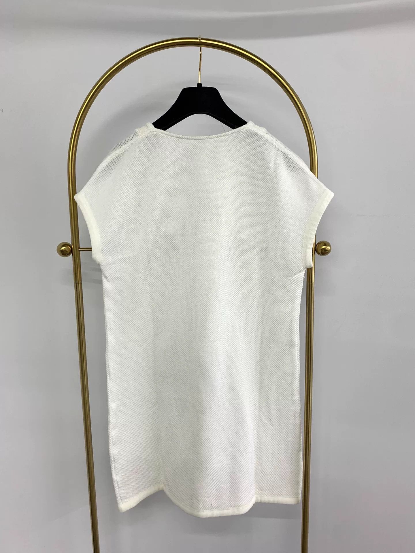 Hermes Hermes White Sleeveless Dress Size US M / EU 48-50 / 2 - 3 Thumbnail