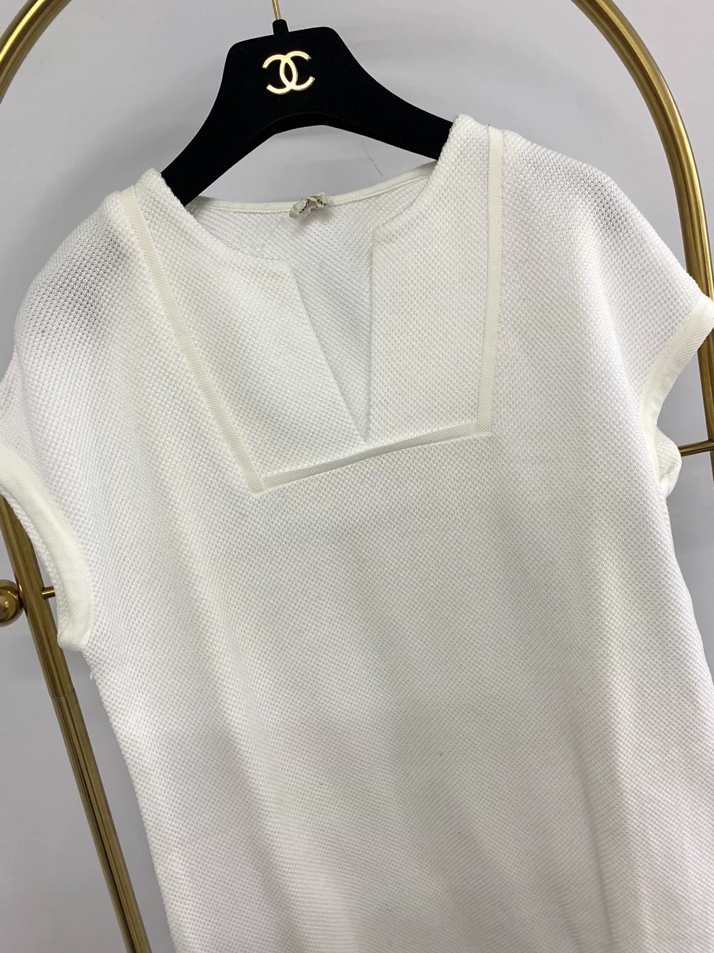 Hermes Hermes White Sleeveless Dress Size US M / EU 48-50 / 2 - 2 Thumbnail