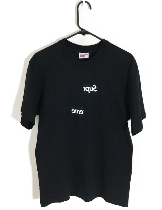 Supreme cdg outlet tee black