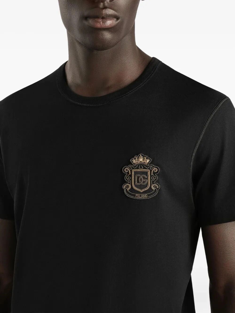 Dolce & Gabbana T-Shirt with Embroidery Size US M / EU 48-50 / 2 - 3 Thumbnail