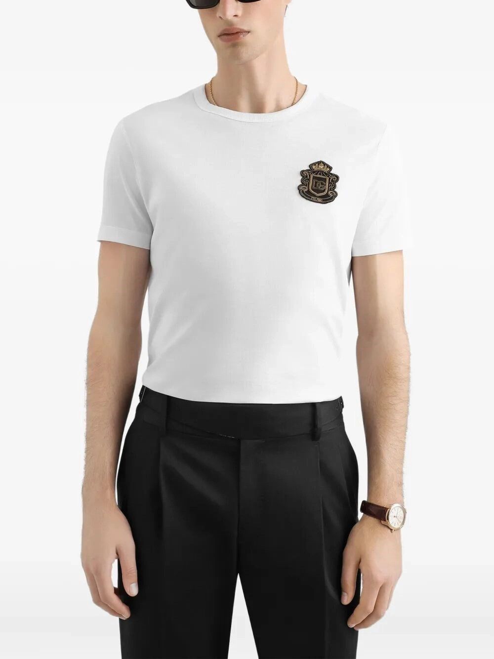 Dolce & Gabbana T-Shirt with Embroidery Size US L / EU 52-54 / 3 - 4 Thumbnail