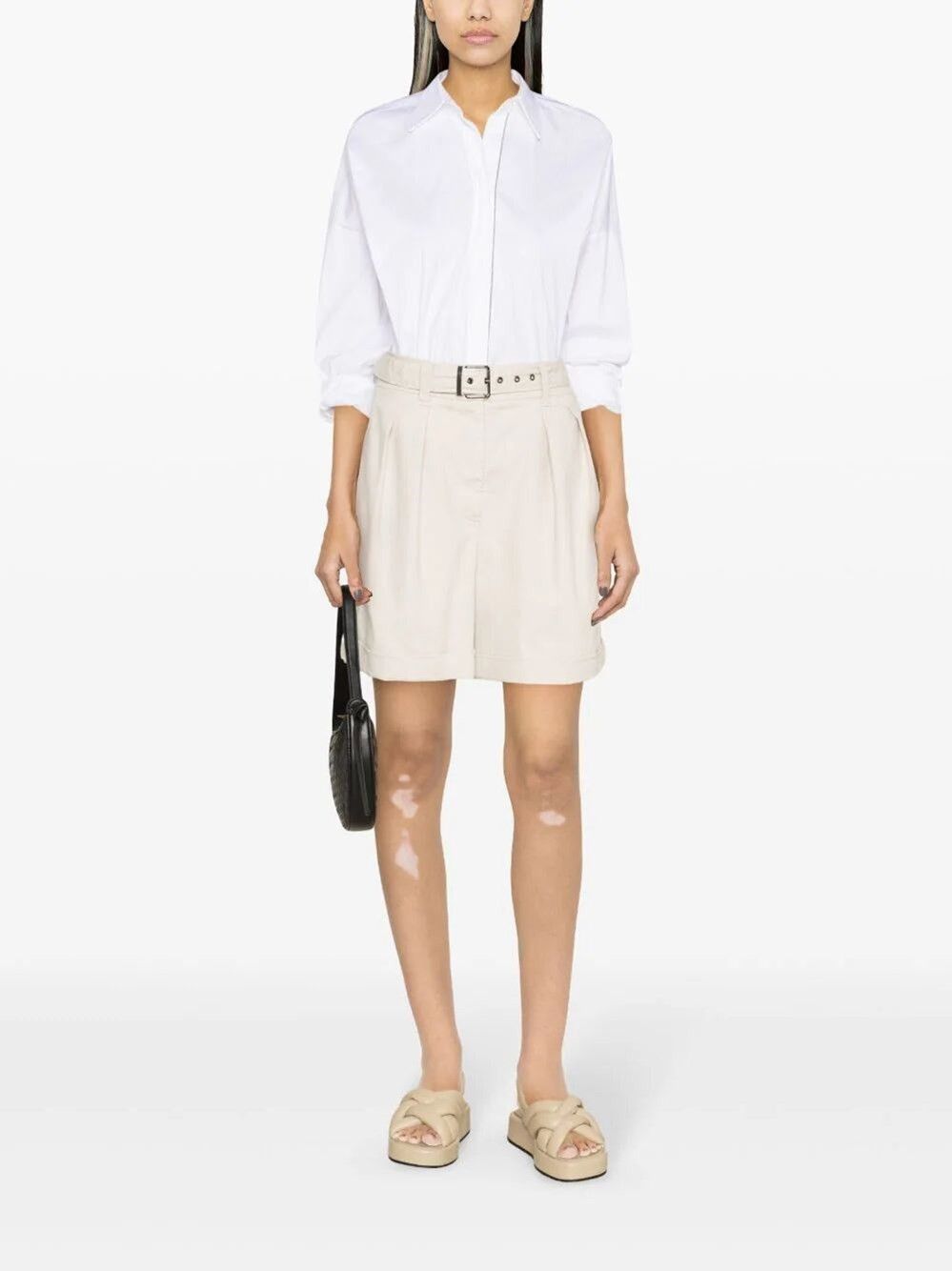 Brunello Cucinelli Blouse With Monili Trim Size XL / US 12-14 / IT 48-50 - 2 Thumbnail