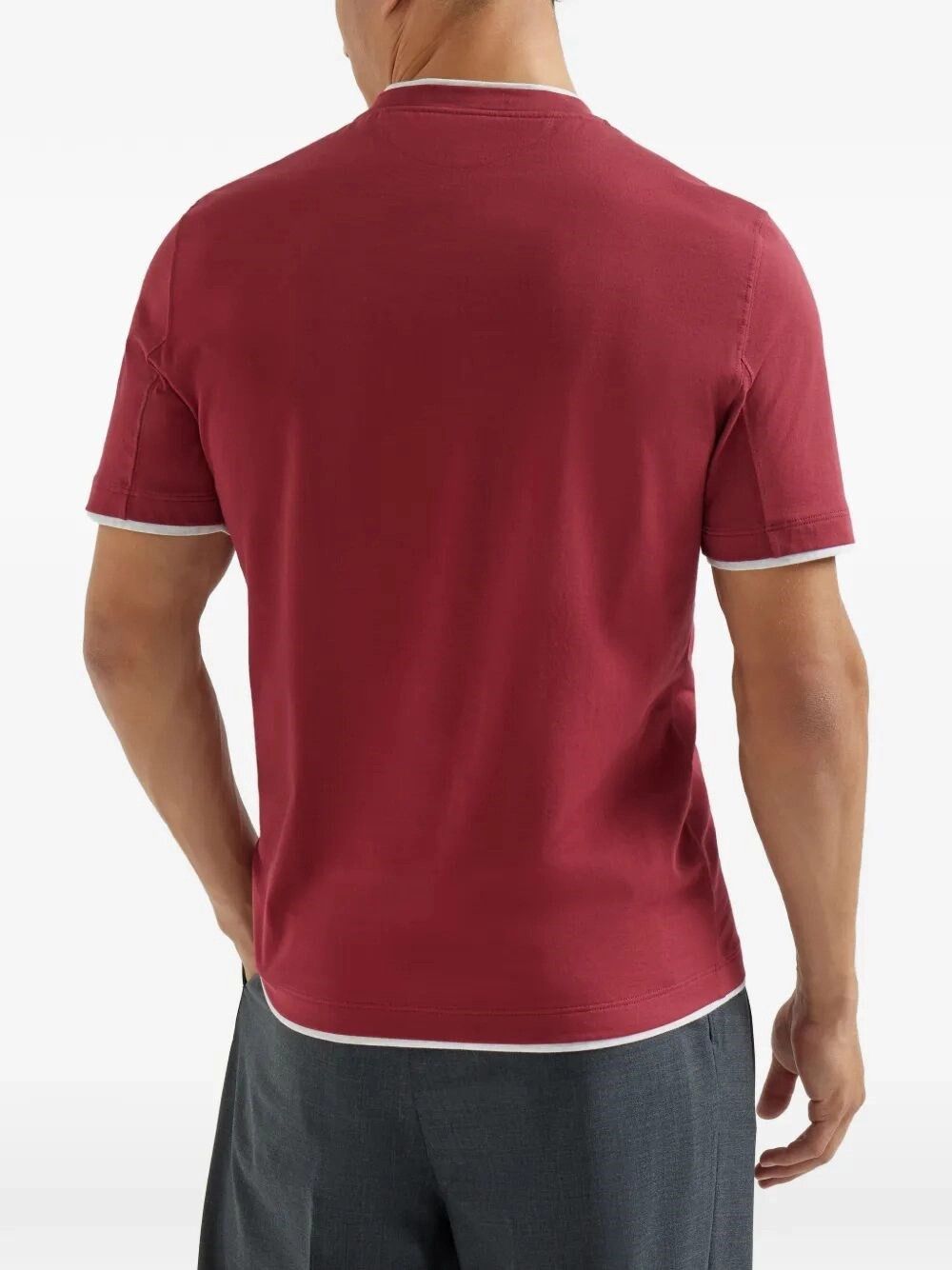 Brunello Cucinelli T-Shirt With Faux-Layering Size US XS / EU 42 / 0 - 2 Thumbnail