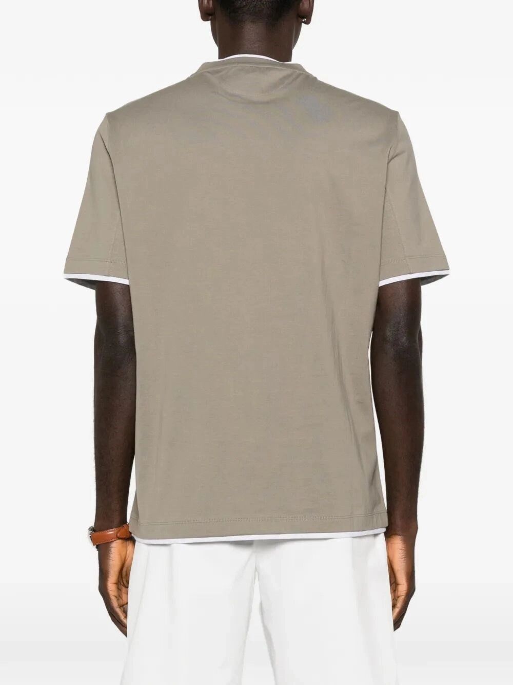 Brunello Cucinelli T-Shirt With Faux-Layering Size US L / EU 52-54 / 3 - 4 Thumbnail