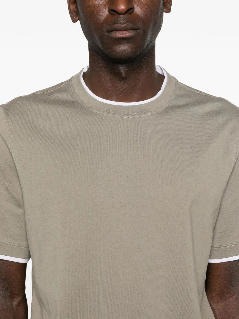 Brunello Cucinelli T-Shirt With Faux-Layering Size US XXL / EU 58 / 5 - 5 Thumbnail