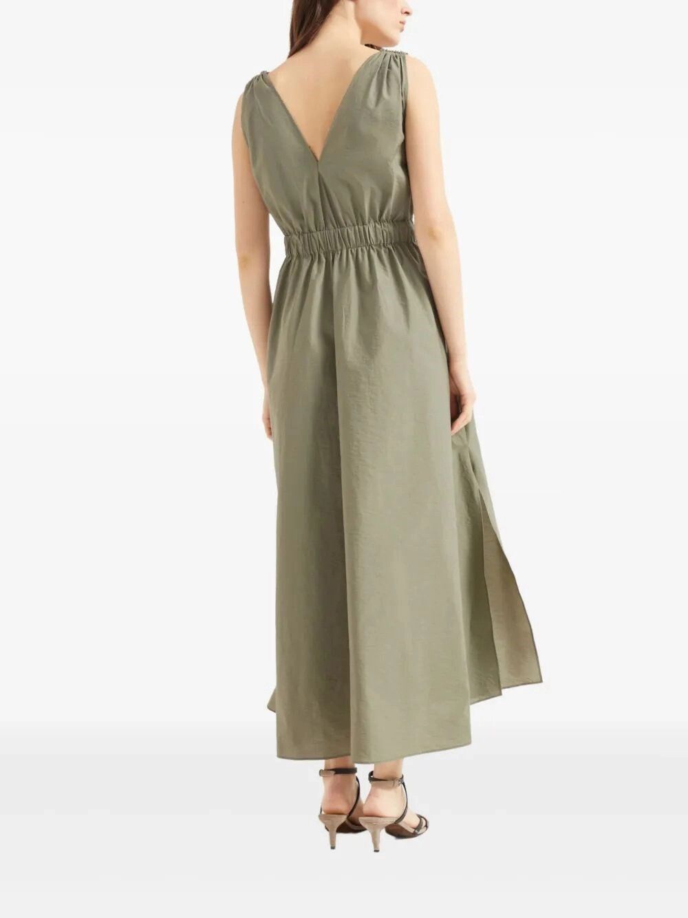 Brunello Cucinelli Belted Dress With Monili Shoulder Size M / US 6-8 / IT 42-44 - 4 Thumbnail