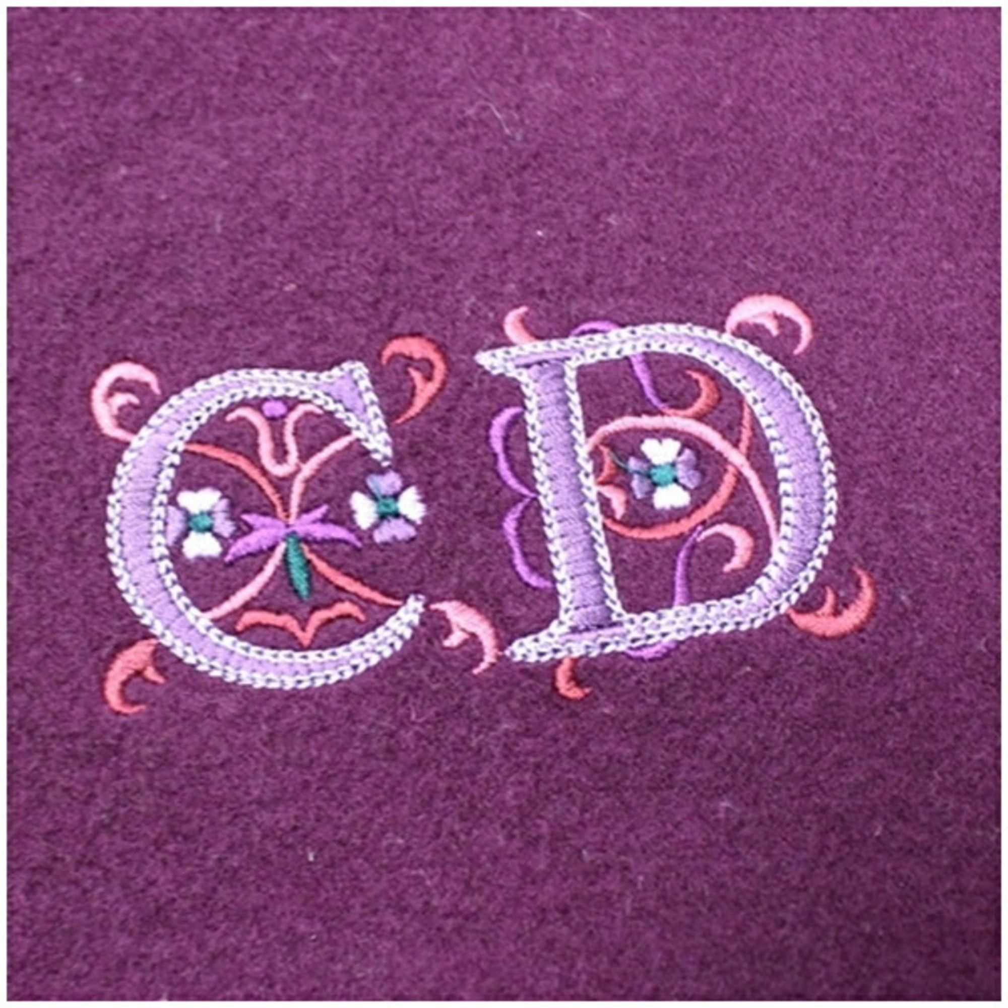 Dior Christian Dior Wool Throw, Purple, 84 x 122 cm, Dior, Women's Size ONE SIZE - 3 Thumbnail