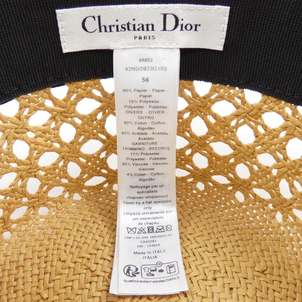 Dior Dior Christian Dior Hat Hat Others Hats 42NDS923G153 DUTY FREE for USA Size ONE SIZE - 3 Thumbnail