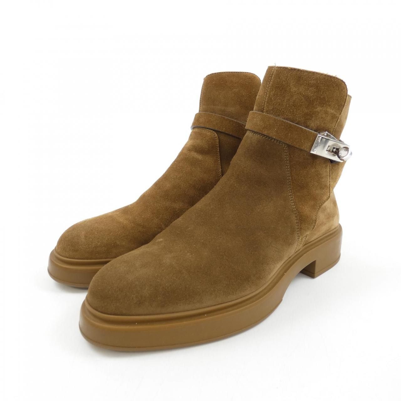 Hermes Hermes Hermes 212112Z Boots Leather Boots 39 Leather Shoes DUTY FREE for USA Size ONE SIZE - 3 Thumbnail
