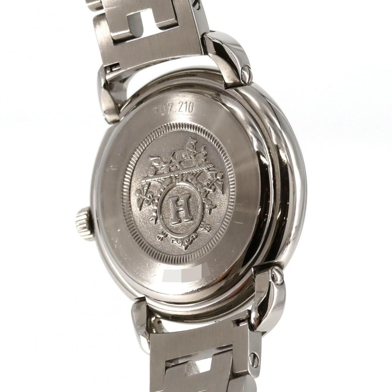 Hermes Hermes Hermes Clipper CL4.210 Stainless Steel Metal Quartz DUTY FREE for USA Size ONE SIZE - 8 Thumbnail