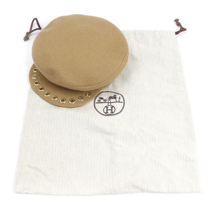 Hermes Hermes Hermès Vauban Wool Casquette Cotton Hats DUTY FREE for USA Size ONE SIZE - 7 Thumbnail