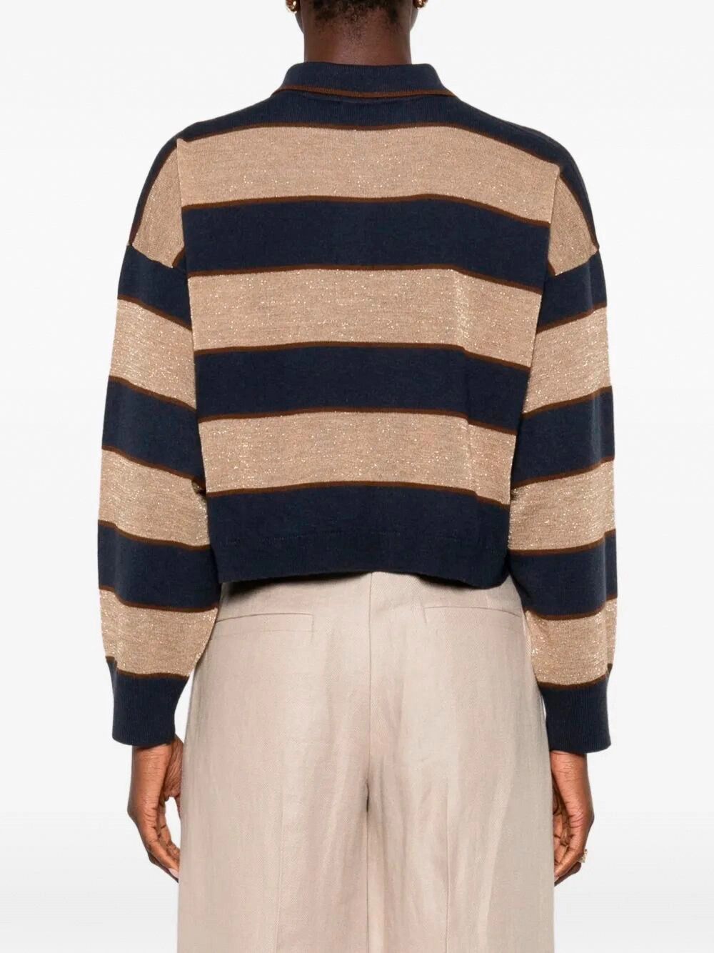 Brunello Cucinelli Polo Sweater Size XS / US 0-2 / IT 36-38 - 5 Thumbnail