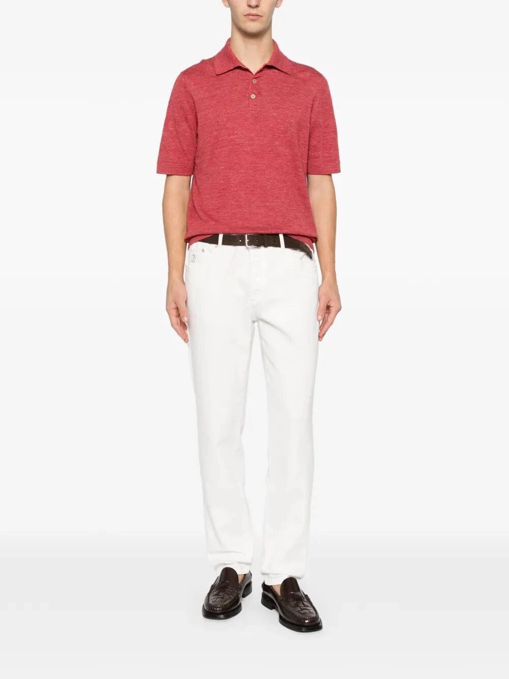 Brunello Cucinelli Knit Polo Size US M / EU 48-50 / 2 - 2 Thumbnail